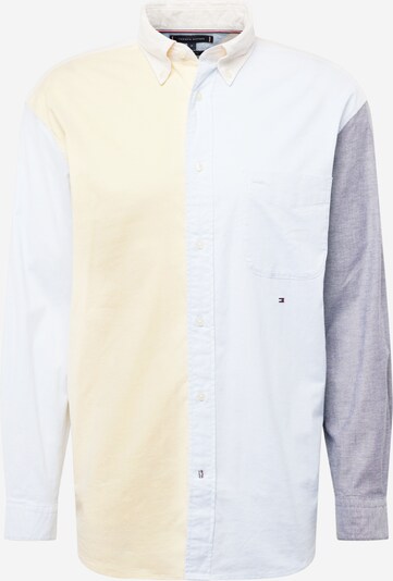 TOMMY HILFIGER Button Up Shirt in Dusty blue / Light blue / Light yellow / White, Item view
