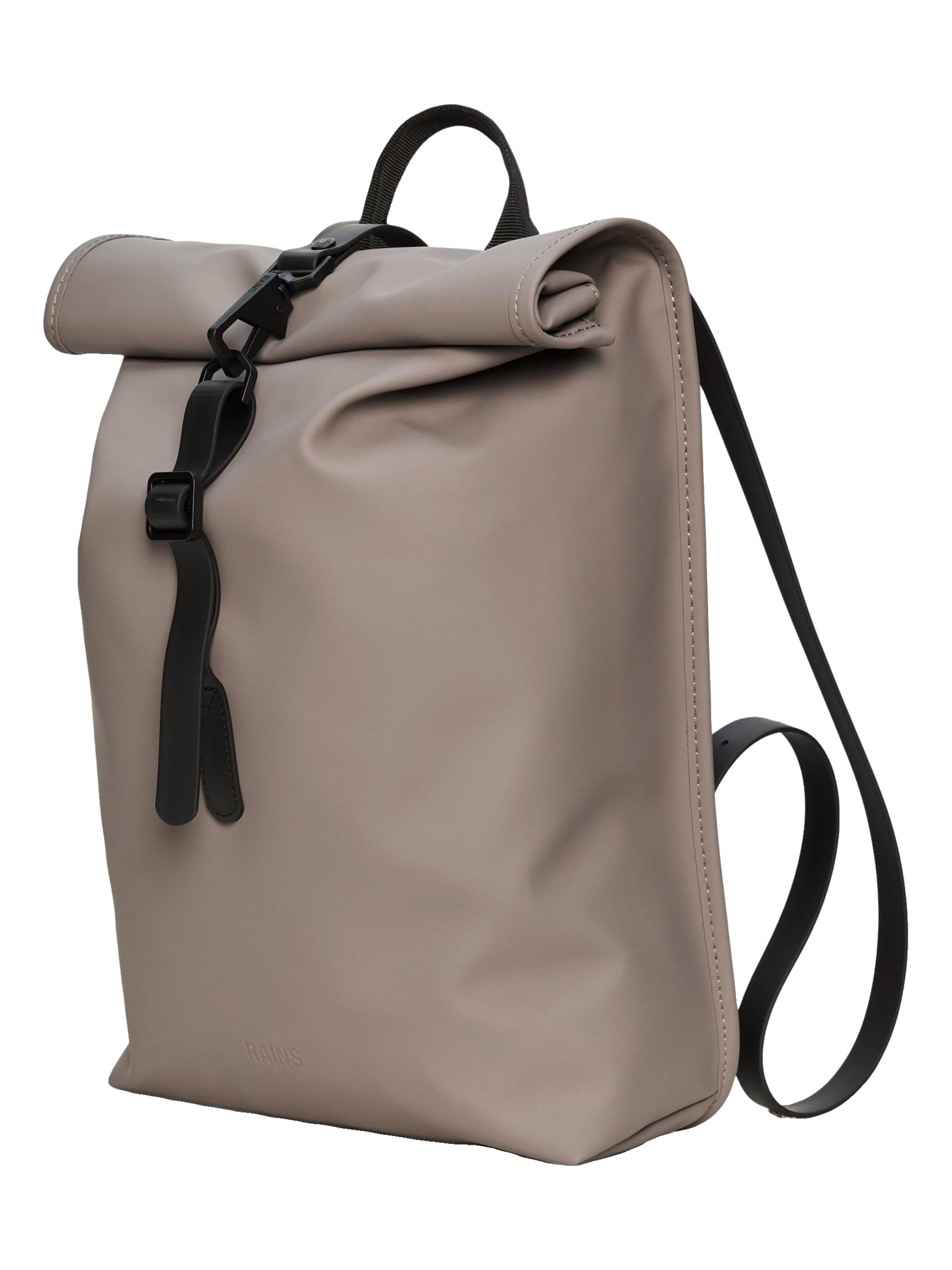 RAINS Rucksack 'Rolltop'‌‌‌‌‌ in Grau