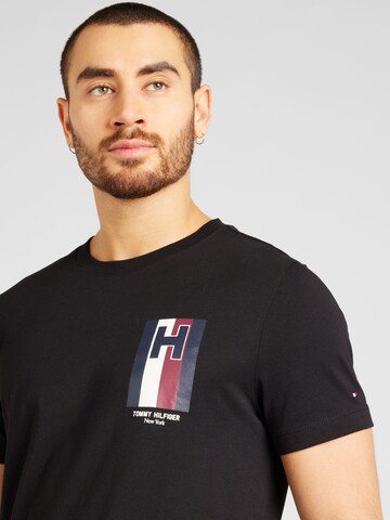 TOMMY HILFIGER Tričko – černá