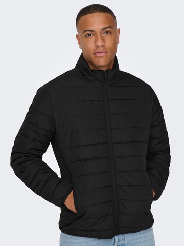 Only & Sons Between-season jacket 'Bron' in Black