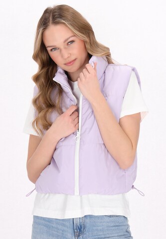 Gilet MYMO en violet : devant