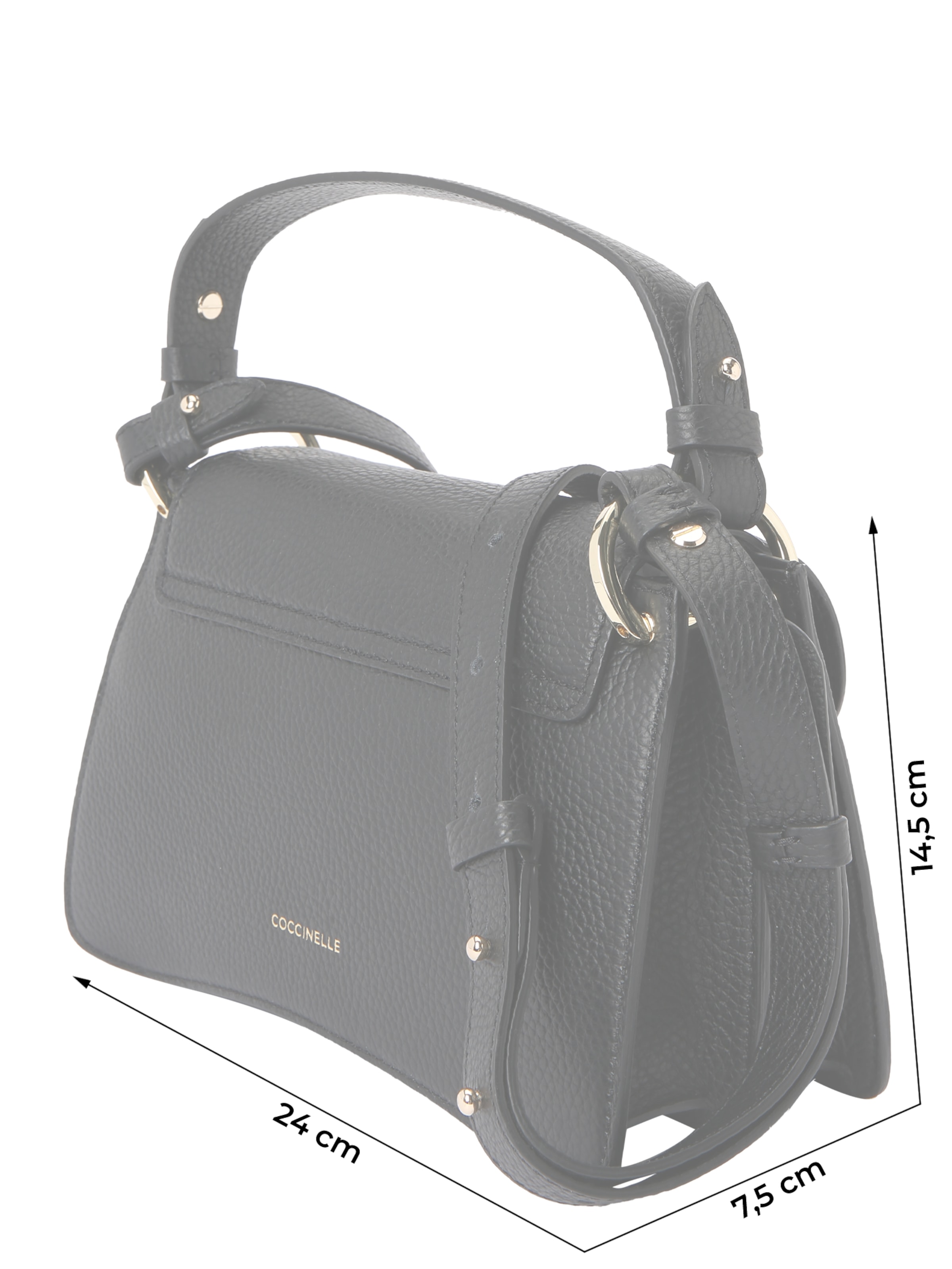 Sac bandoulière 'Me' Coccinelle en noir