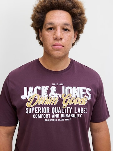 JACK & JONES Shirt in Purple