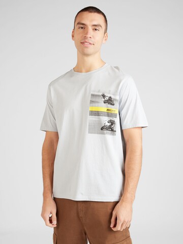 T-Shirt 'Motor' BOSS en gris : devant