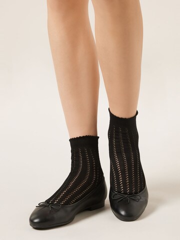 CALZEDONIA Socks in Black