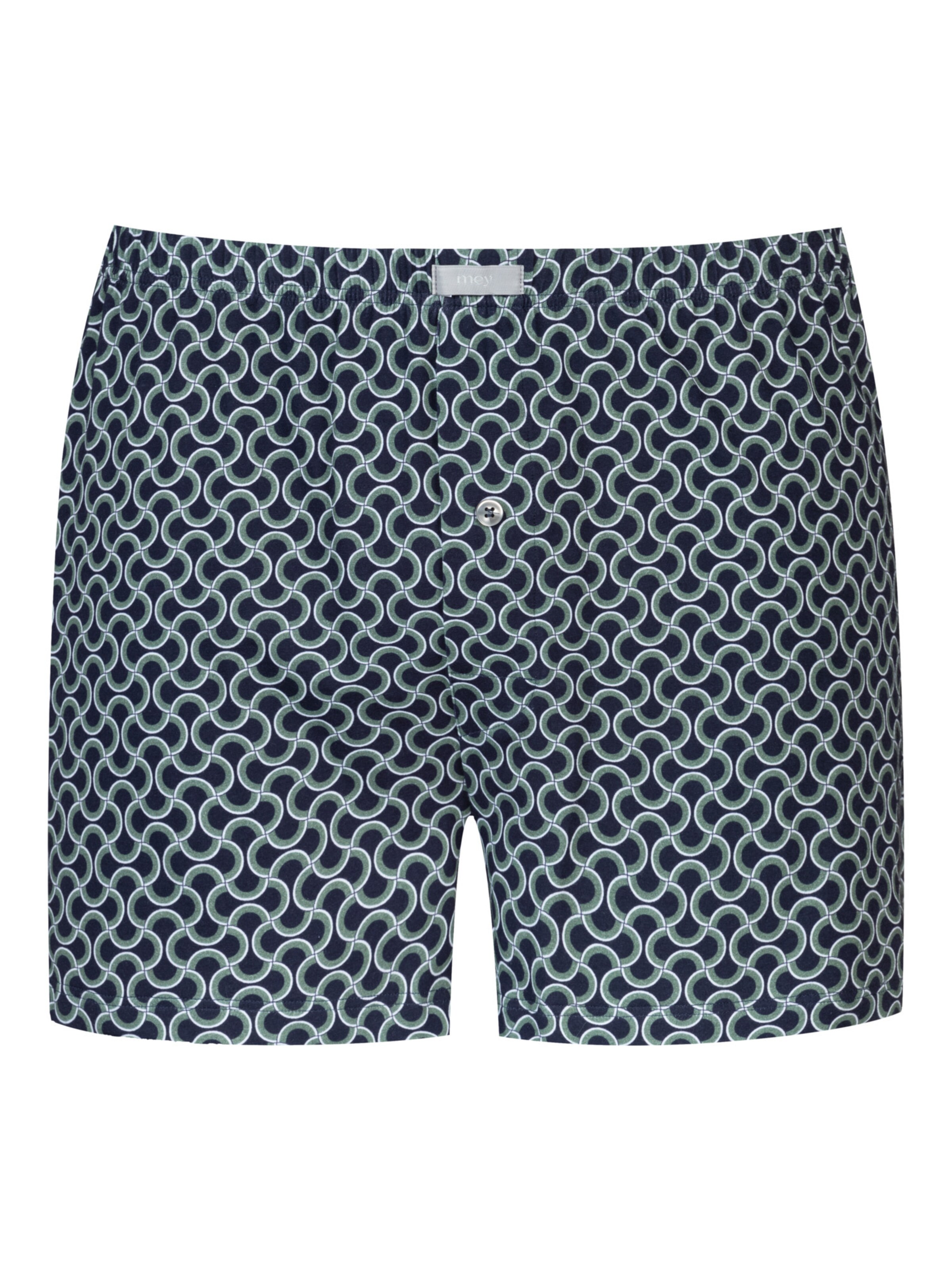 Mey Boxer shorts 'Curves' in Dark blue / Jade / White, Item view