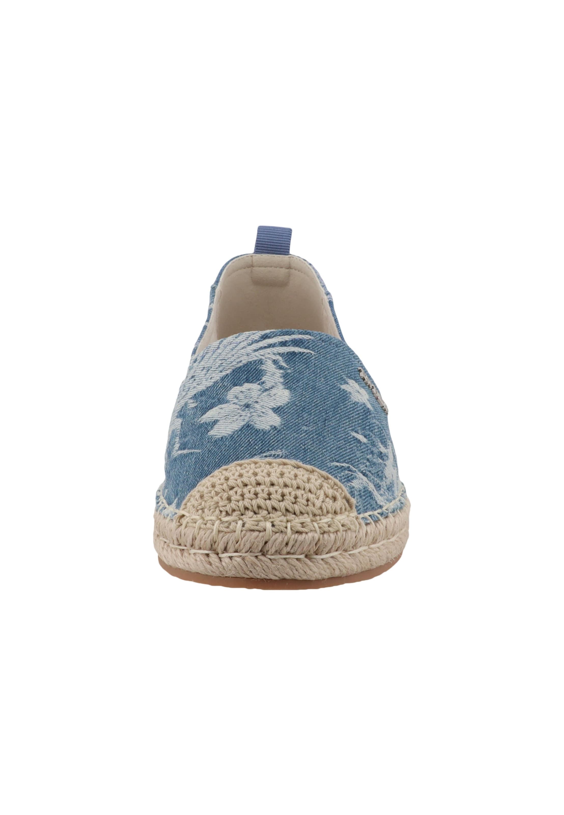 TOM TAILOR Espadrilky – modrá