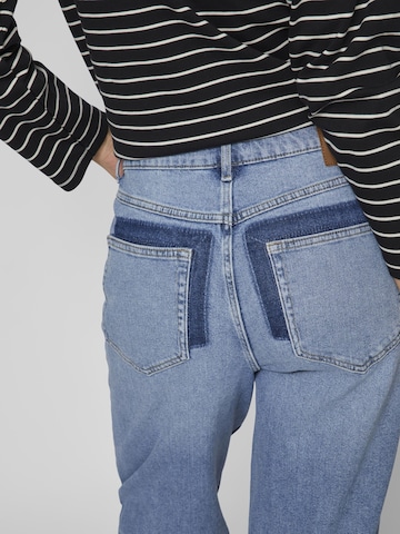 VILA Wide Leg Jeans 'Kelly' i blå