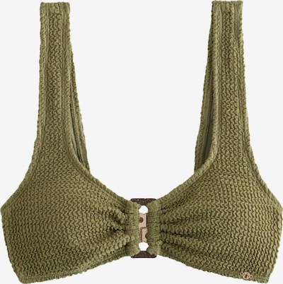 Bikinio viršutinė dalis iš Next, spalva – rusvai žalia, Prekių apžvalga