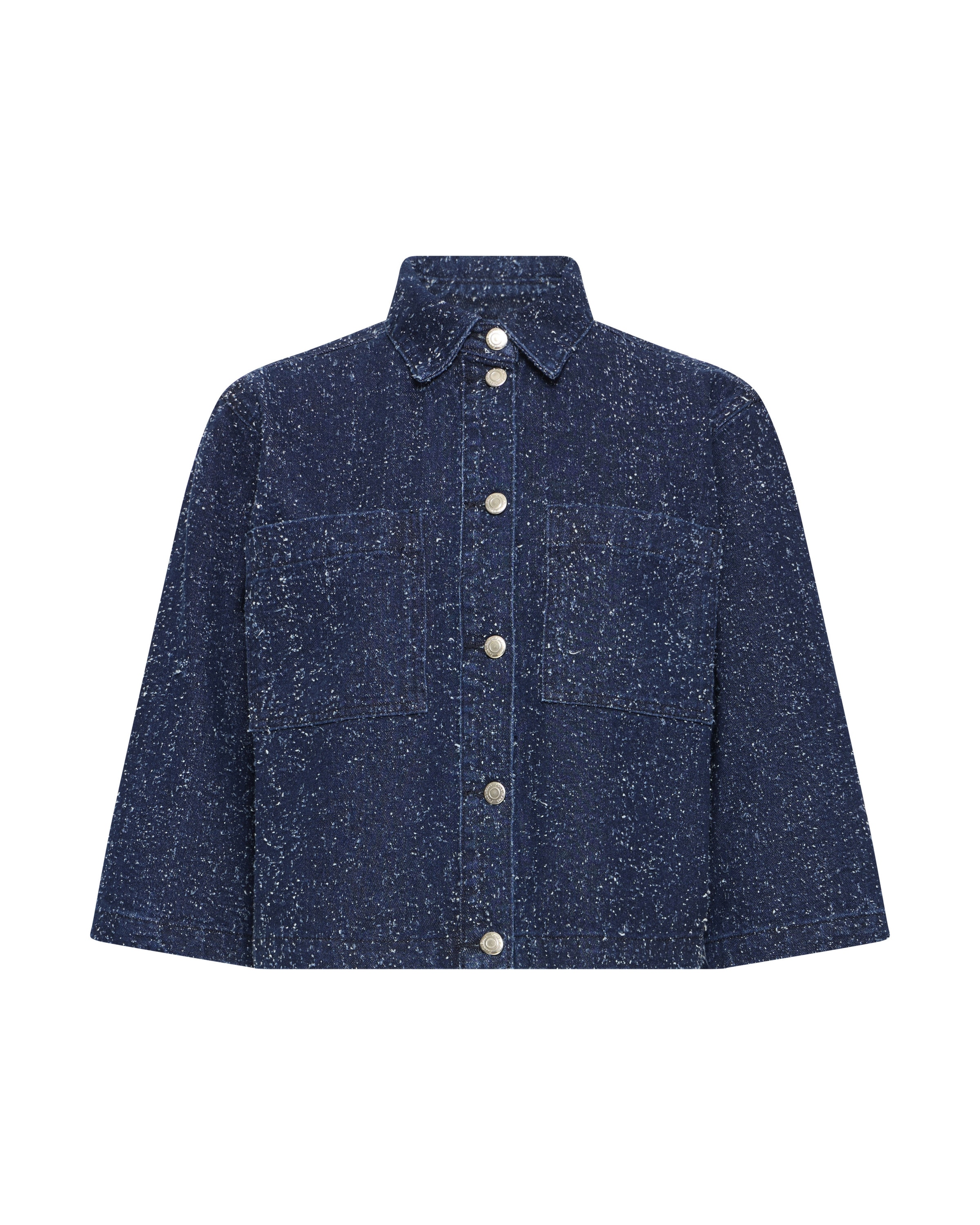 Veste mi-saison Pulz en bleu : devant