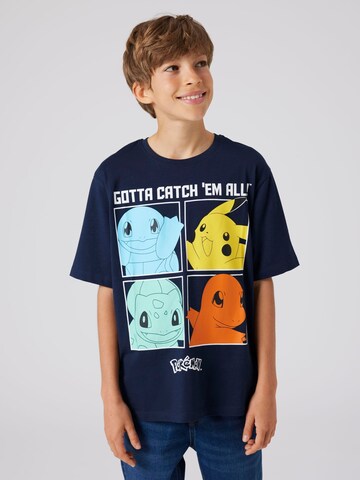 T-Shirt 'Pokémon' TWO SOON en bleu : devant
