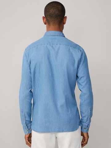 Hackett London Regular Fit Hemd in Blau