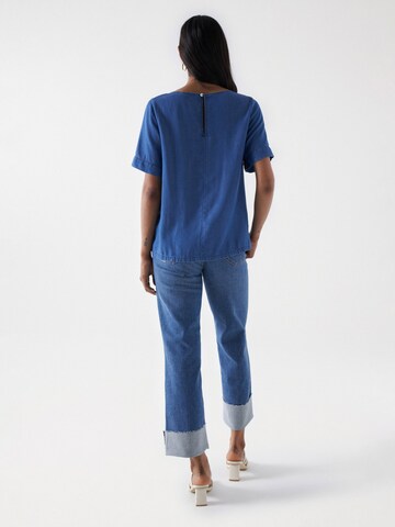 Salsa Jeans Bluse in Blau