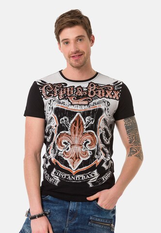 CIPO & BAXX Shirt in Black: front