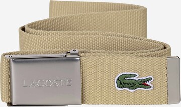 Ceinture LACOSTE en beige : devant