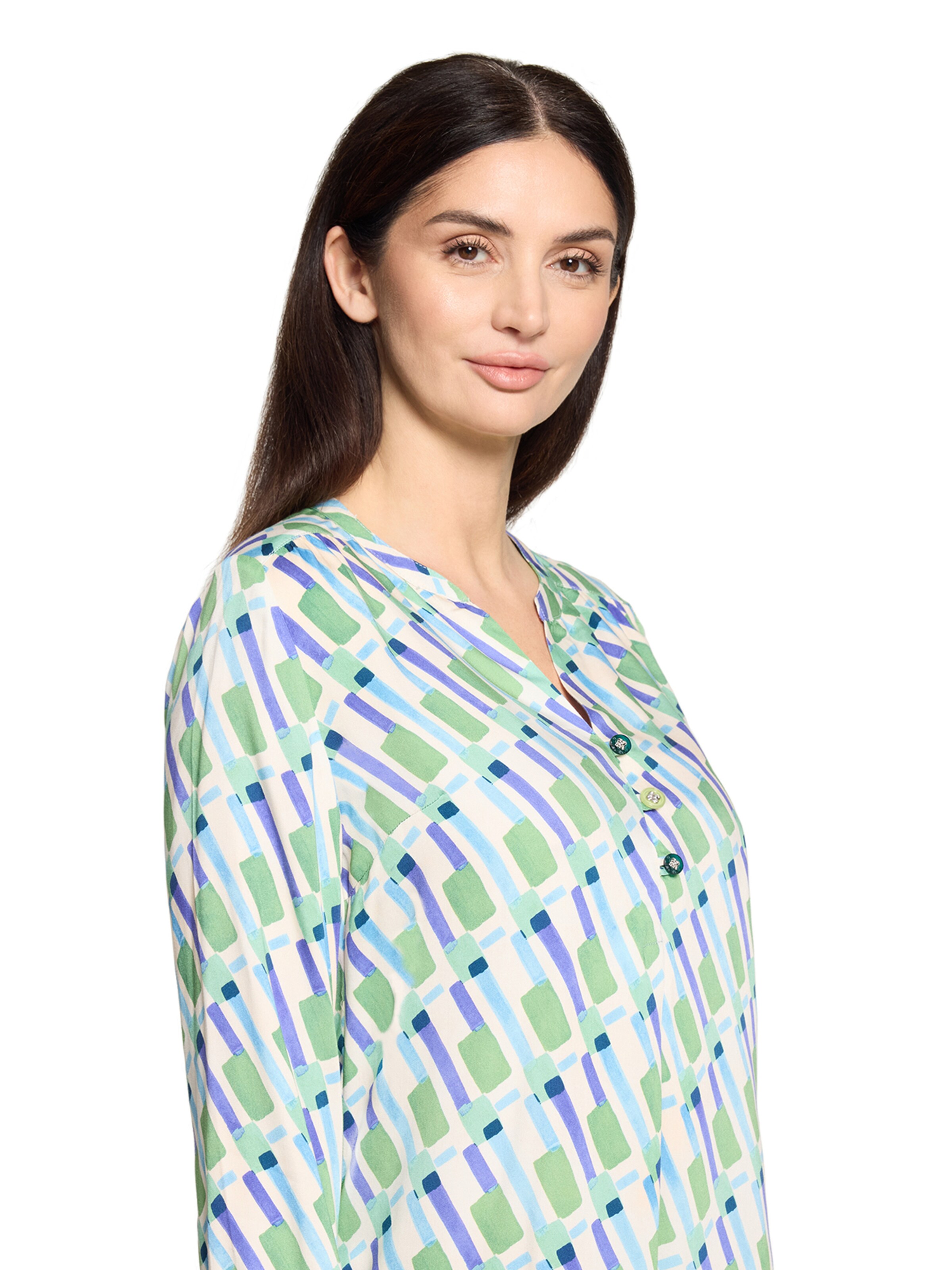 Cartoon Blouse in Groen