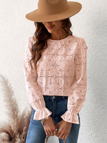Cupshe Blouse in Pink: front