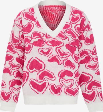 balta FENIA Megztinis: priekis