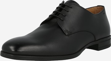 BOSS Black - Sapato com atacadores 'Kensington_Derb_pr' em preto: frente