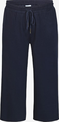Zhenzi Wide leg Broek 'Mya 1442' in Blauw: voorkant
