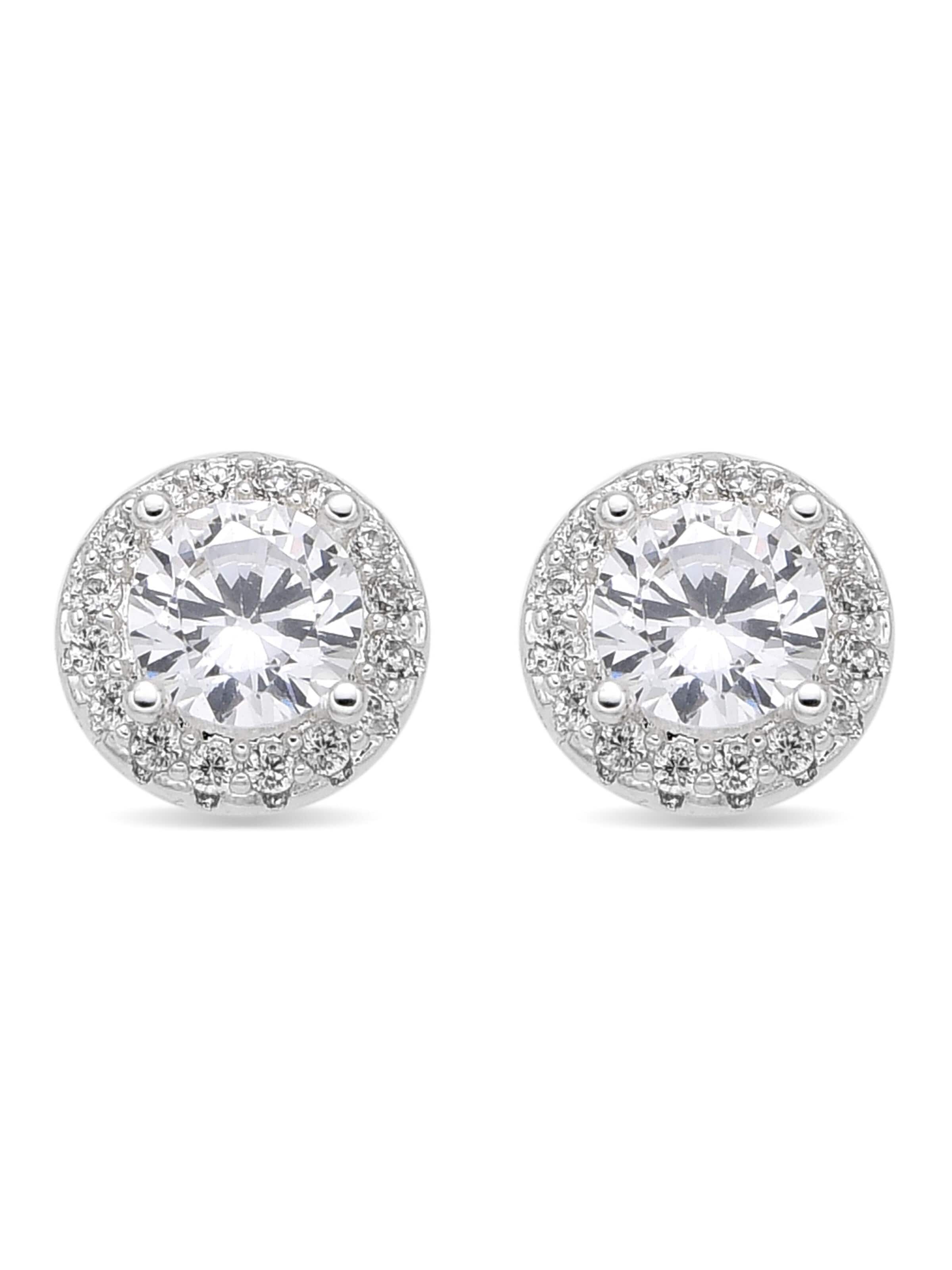 Luxenter Oorbellen 'Shog' in Zilver: voorkant
