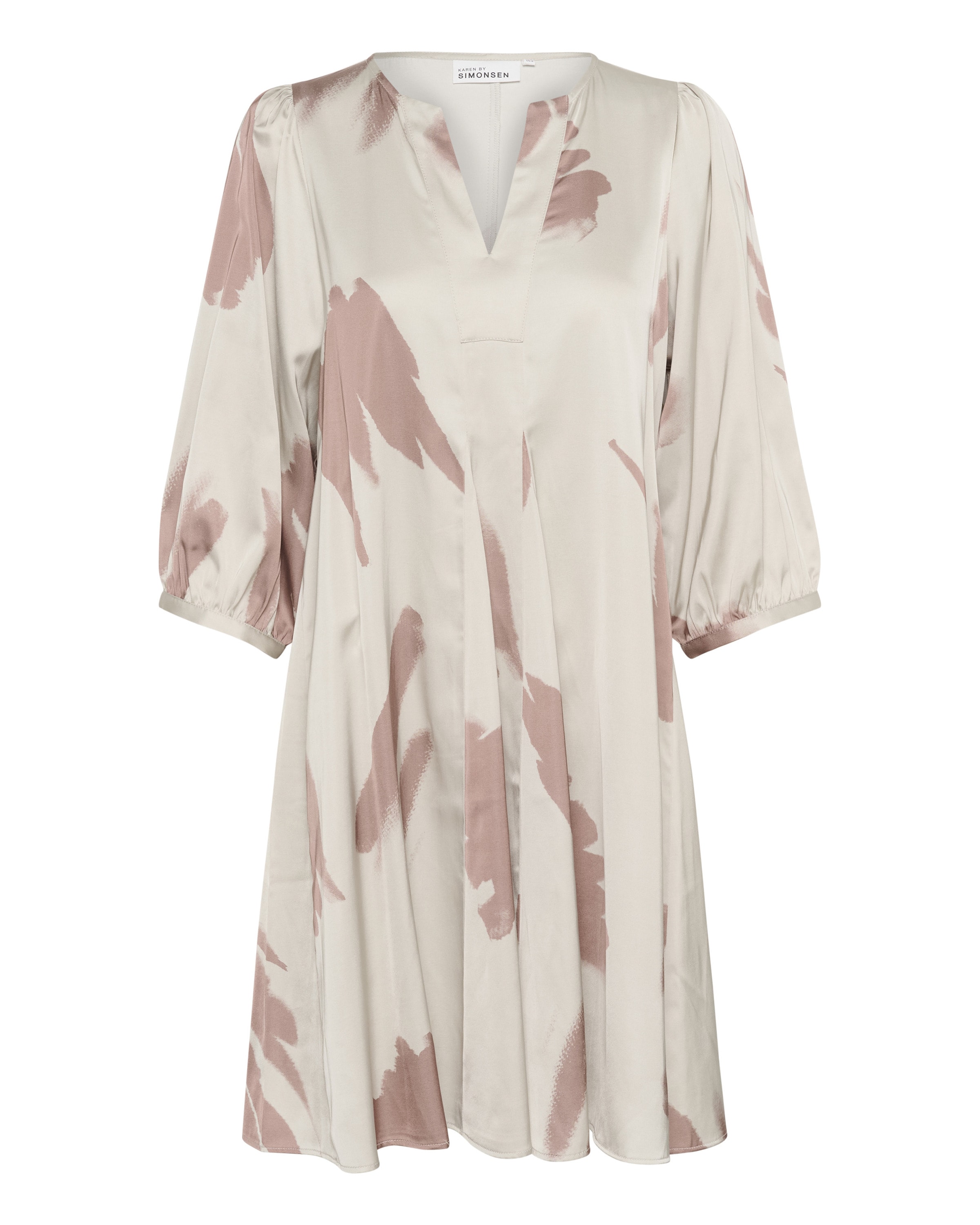 KAREN BY SIMONSEN Šaty 'Palmer' – béžová: přední strana