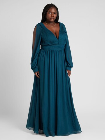 My Mascara Curves Evening dress in Green: front