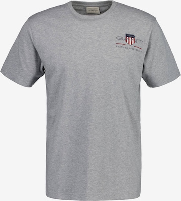 T-Shirt GANT en gris : devant