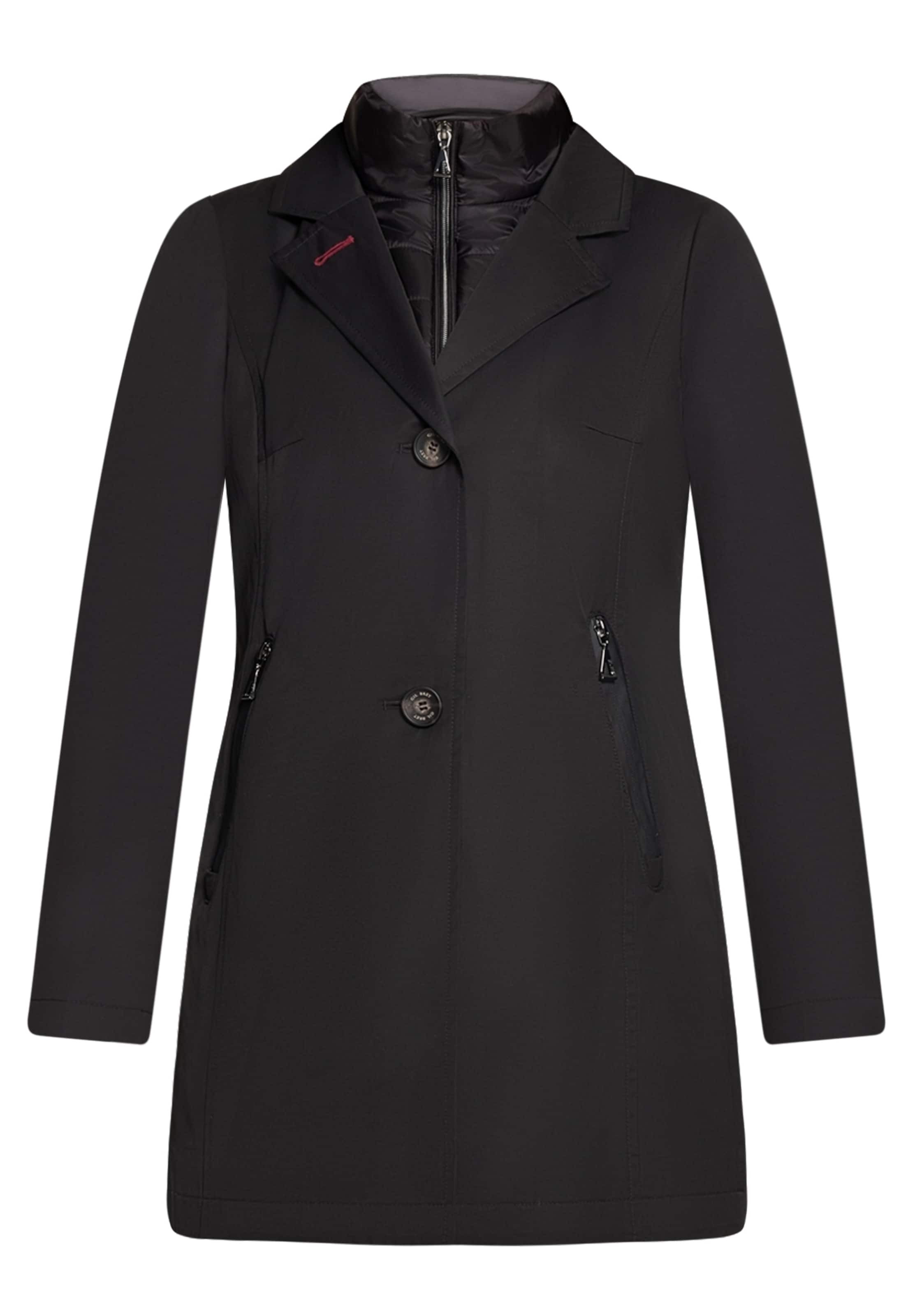 GIL BRET Between-Seasons Coat in Black