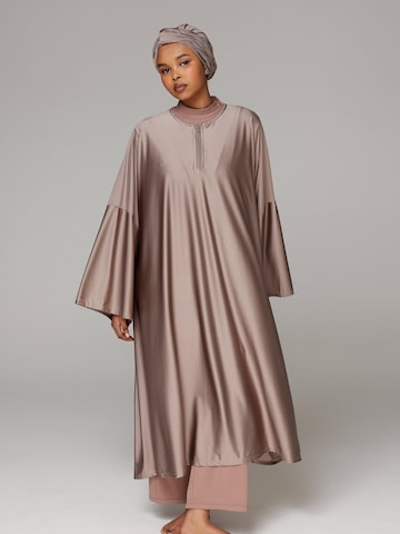 SIYA Swimwear T-shirt Badpakjurk 'Cover-up' in Grijs: voorkant