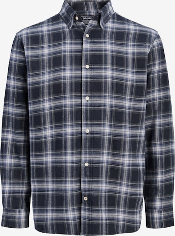 Jack & Jones Plus Comfort Fit Hemd 'JJEField' in Blau: Vorderseite