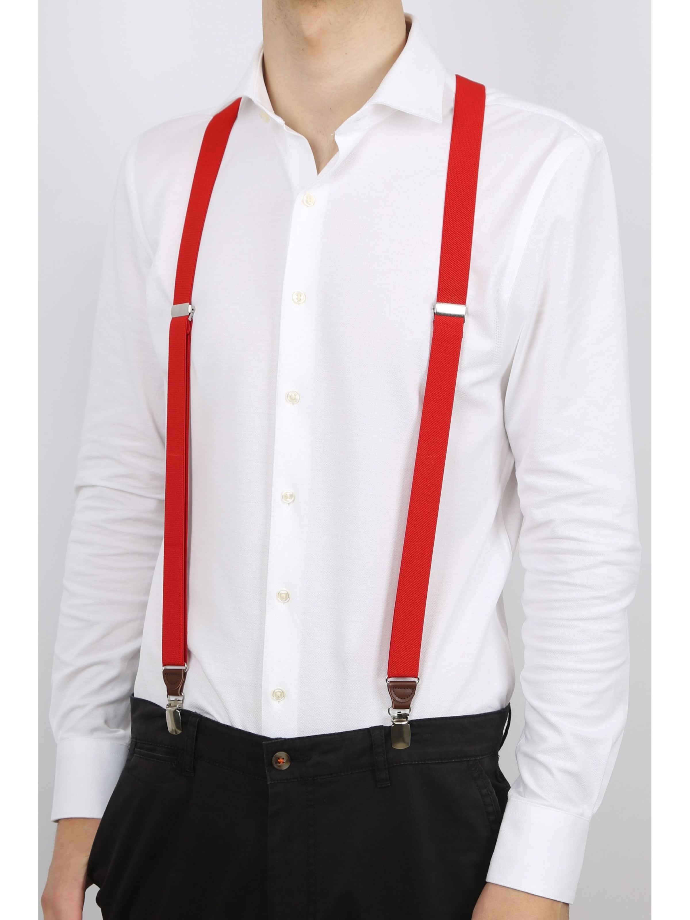 Suitable Suspenders in Red