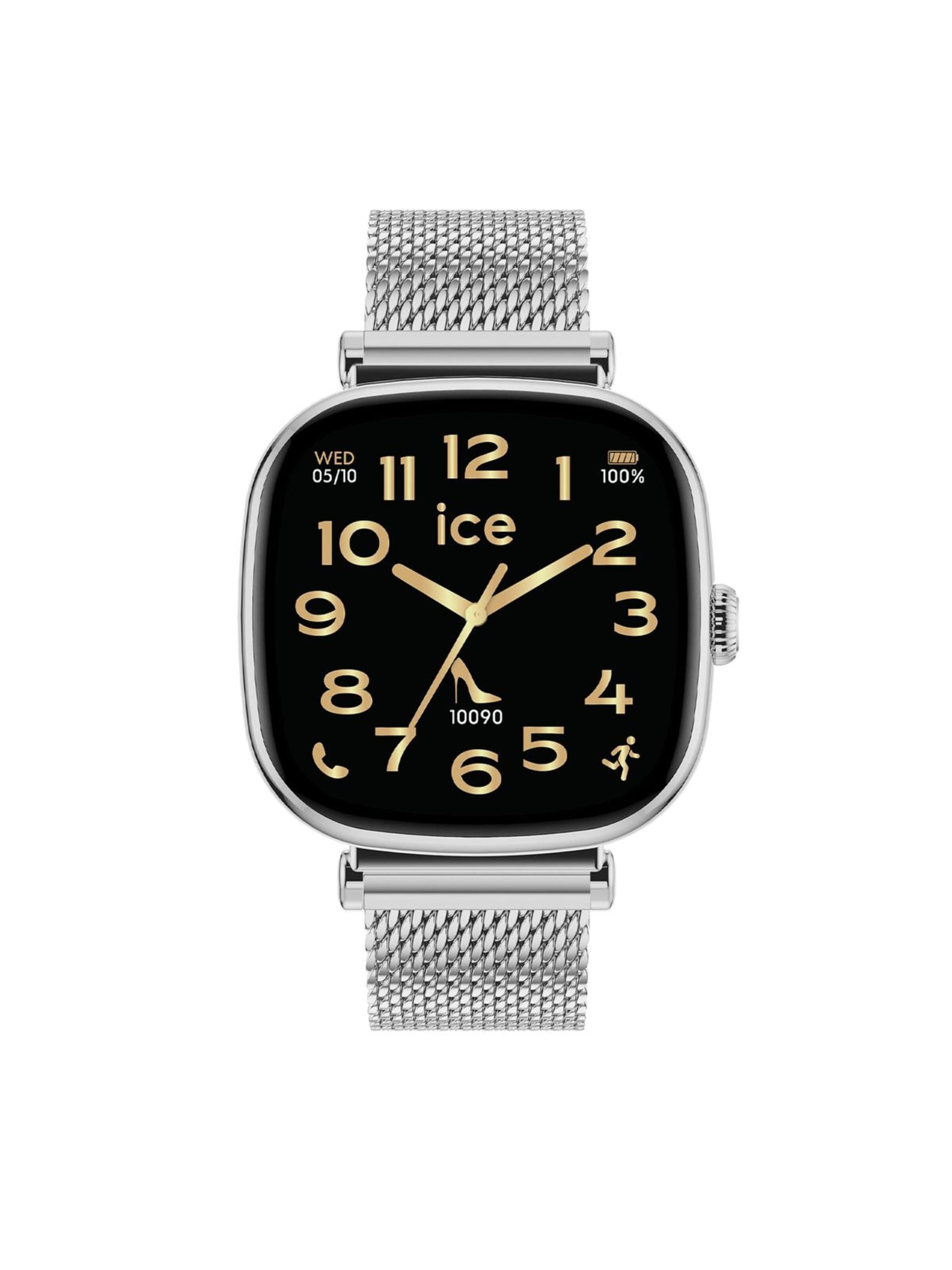ICE WATCH Digital watch 'Smartwatch ICE smart SQ 2.0' in Silver: front