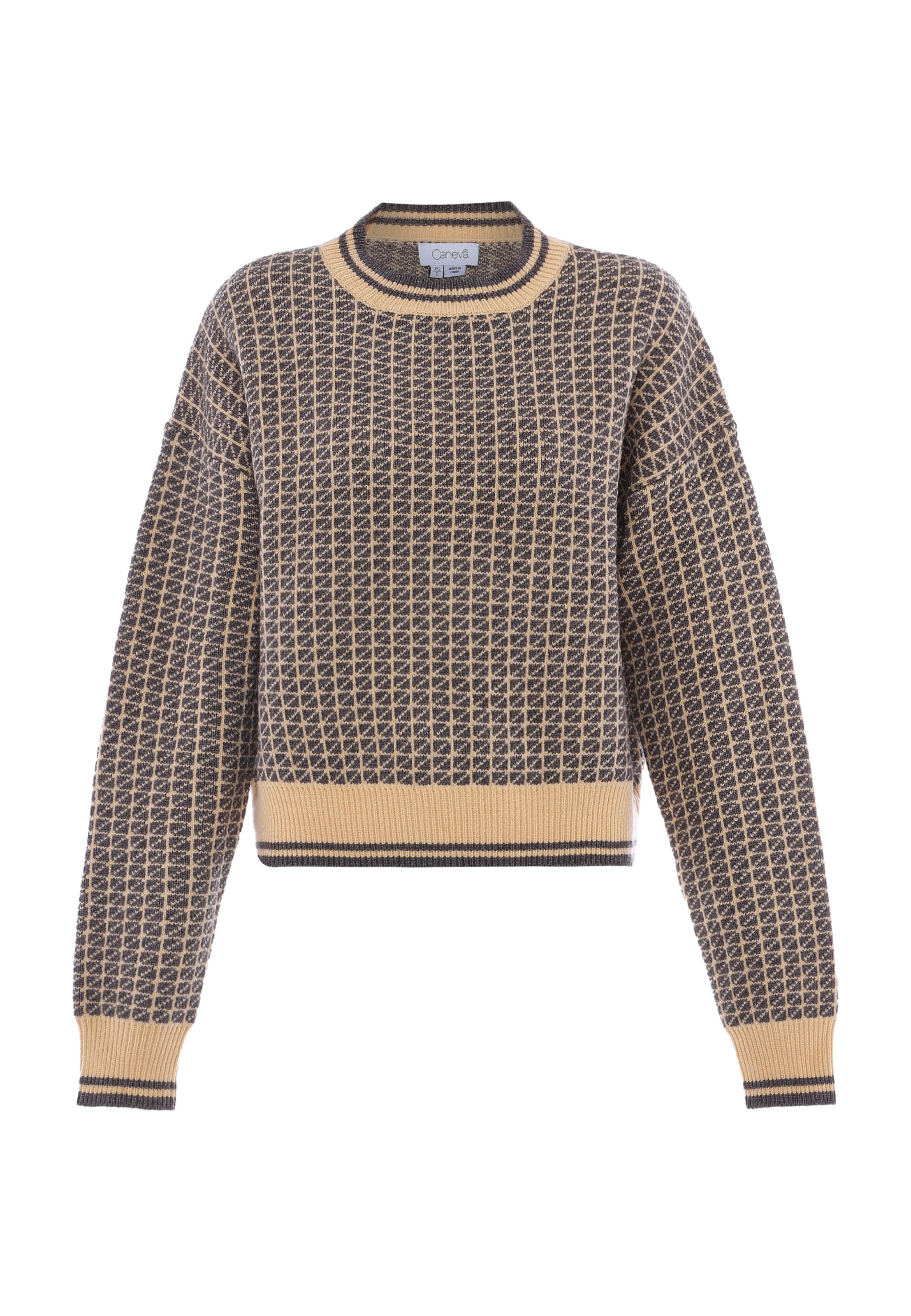 caneva - Pullover em bege: frente