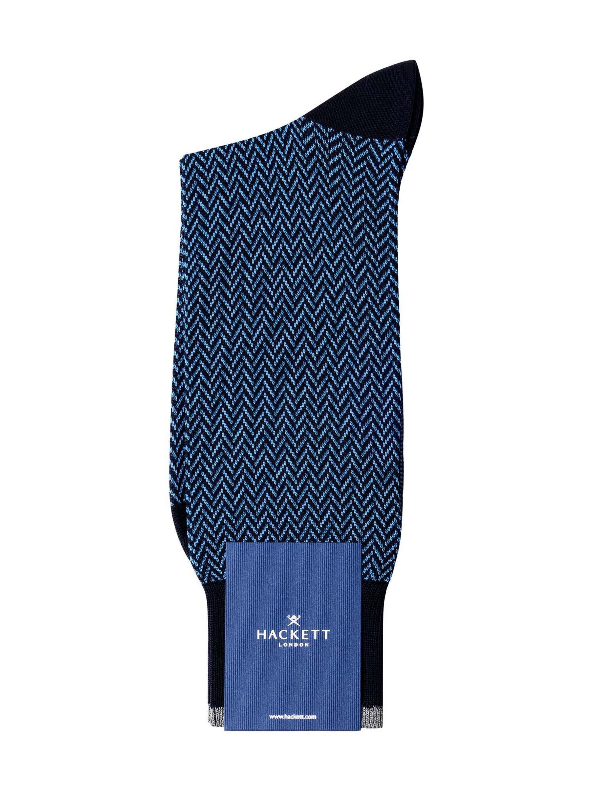 Hackett London Socken ' HERRINGBONE  ' in Blau