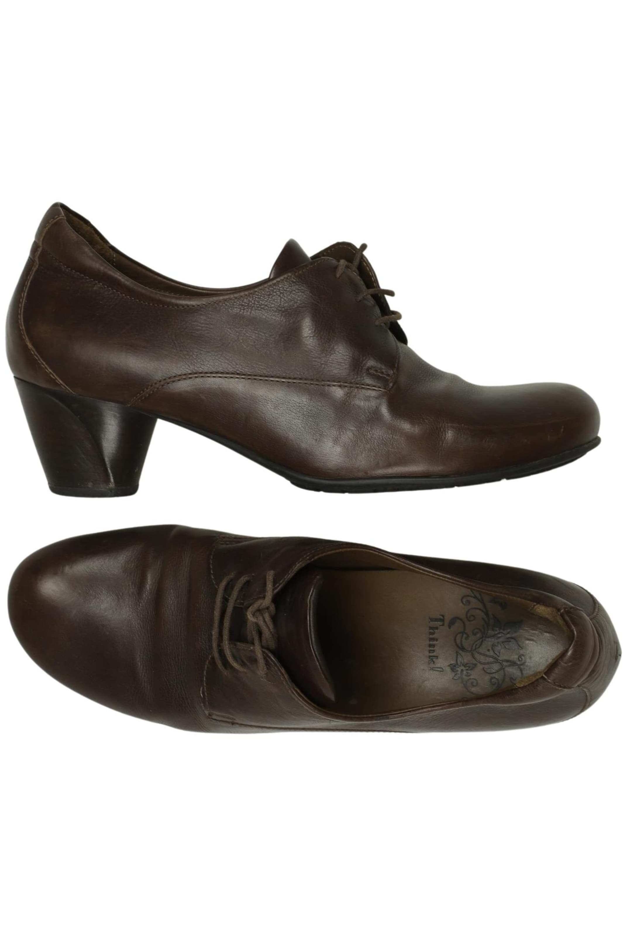 THINK! Flats & Loafers in 40 in Brown: front