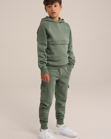WE Fashion Mikina – zelená