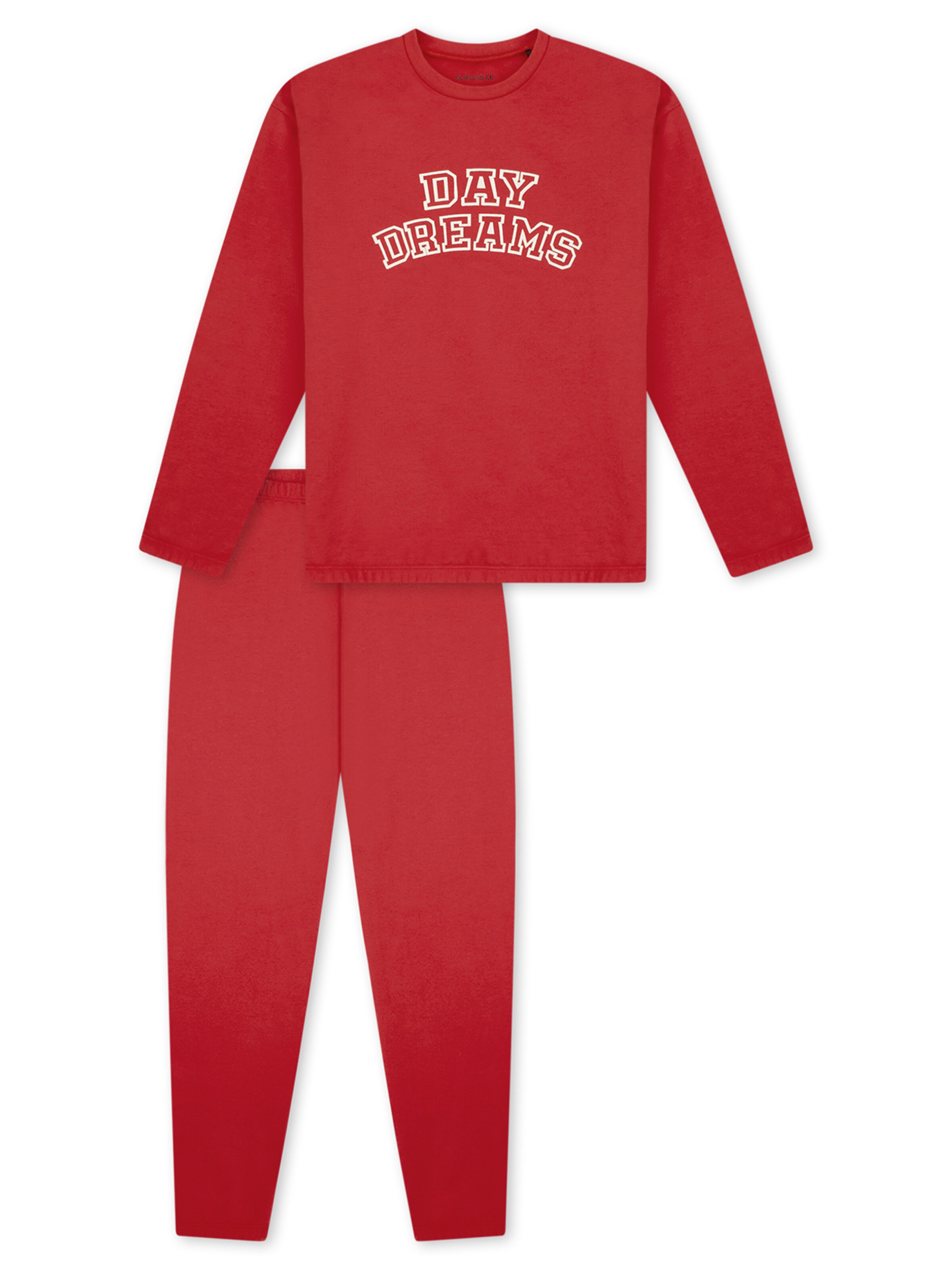 Pyjama ' Nightwear ' SCHIESSER en rouge : devant