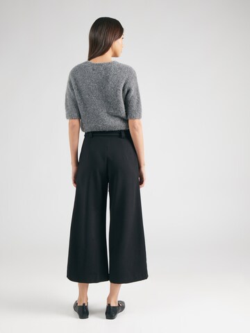Wide Leg Pantalon 'WHISPER' FRENCH CONNECTION en noir