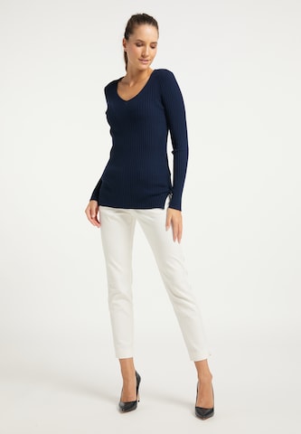 DreiMaster Klassik Pullover in Blau