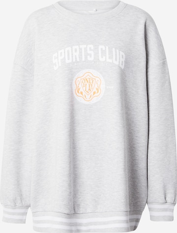 ONLY PLAY - Sweatshirt de desporto 'COLLEGE' em cinzento: frente