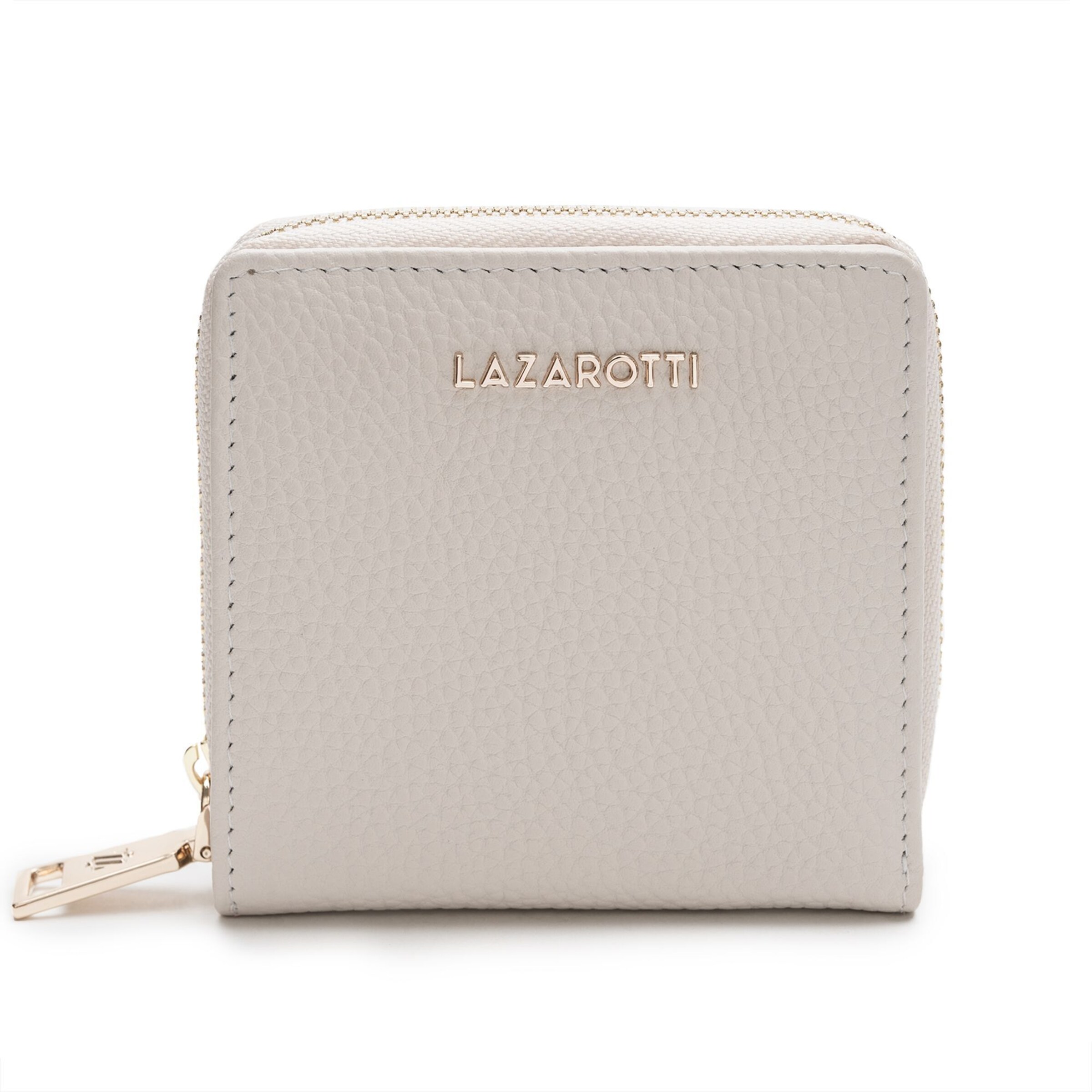 Portamonete 'Bologna' di Lazarotti in bianco: frontale