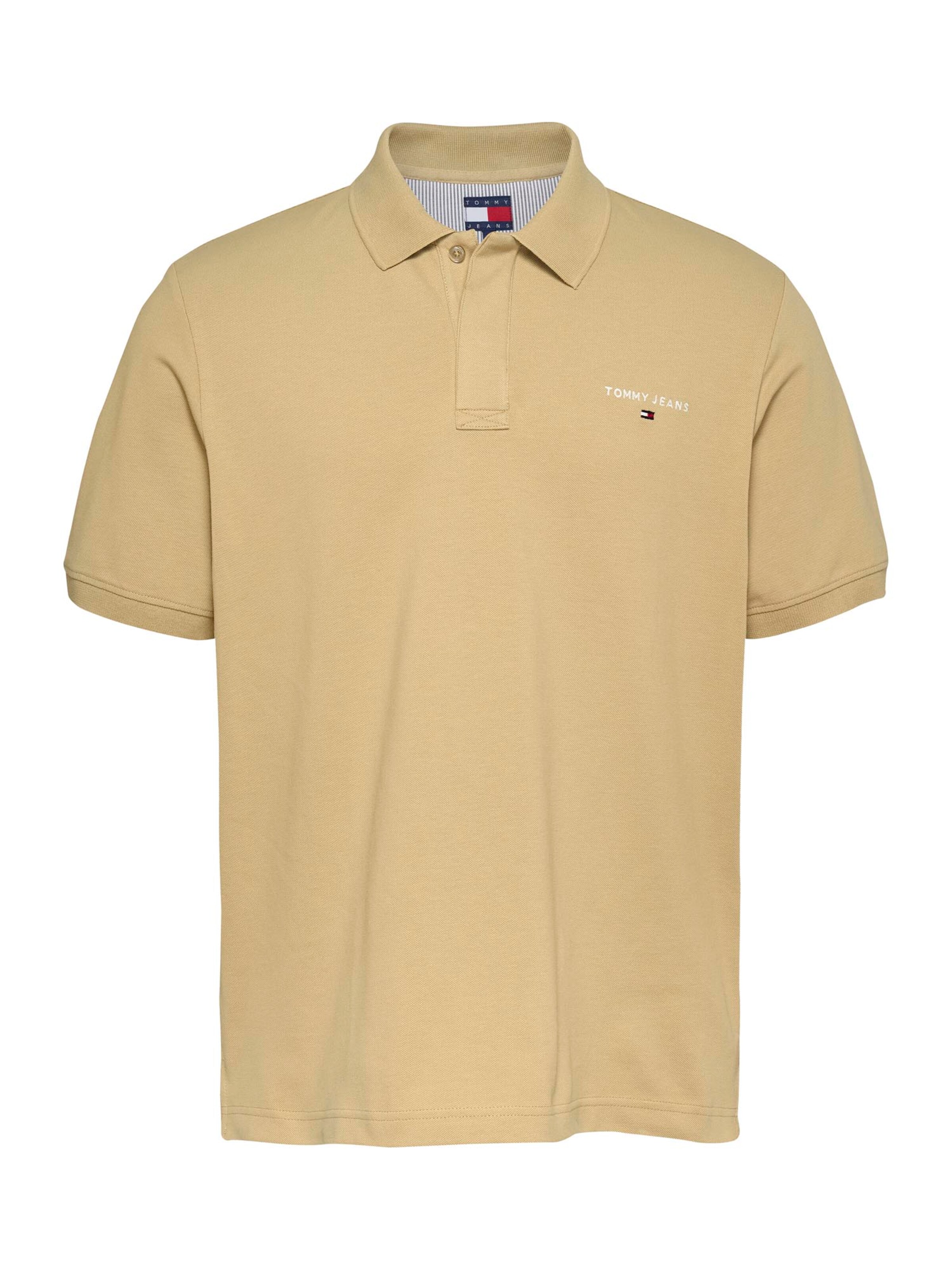 Tommy Jeans Poloshirt in Beige: Vorderseite