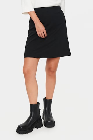 SAINT TROPEZ Skirt 'Kaileen' in Black: front