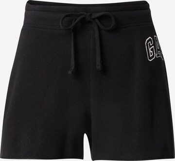 GAP Regular Pants in Black: front