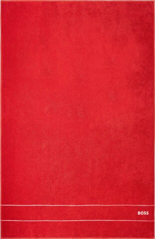 BOSS Towel 'PLAIN' in Red: front