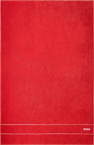 BOSS Towel 'PLAIN' in Red: front