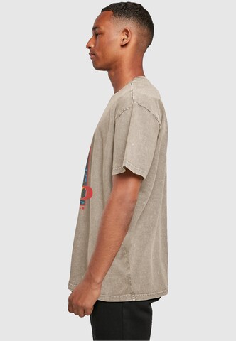 T-Shirt 'Naughty By Nature - OPP' Merchcode en beige