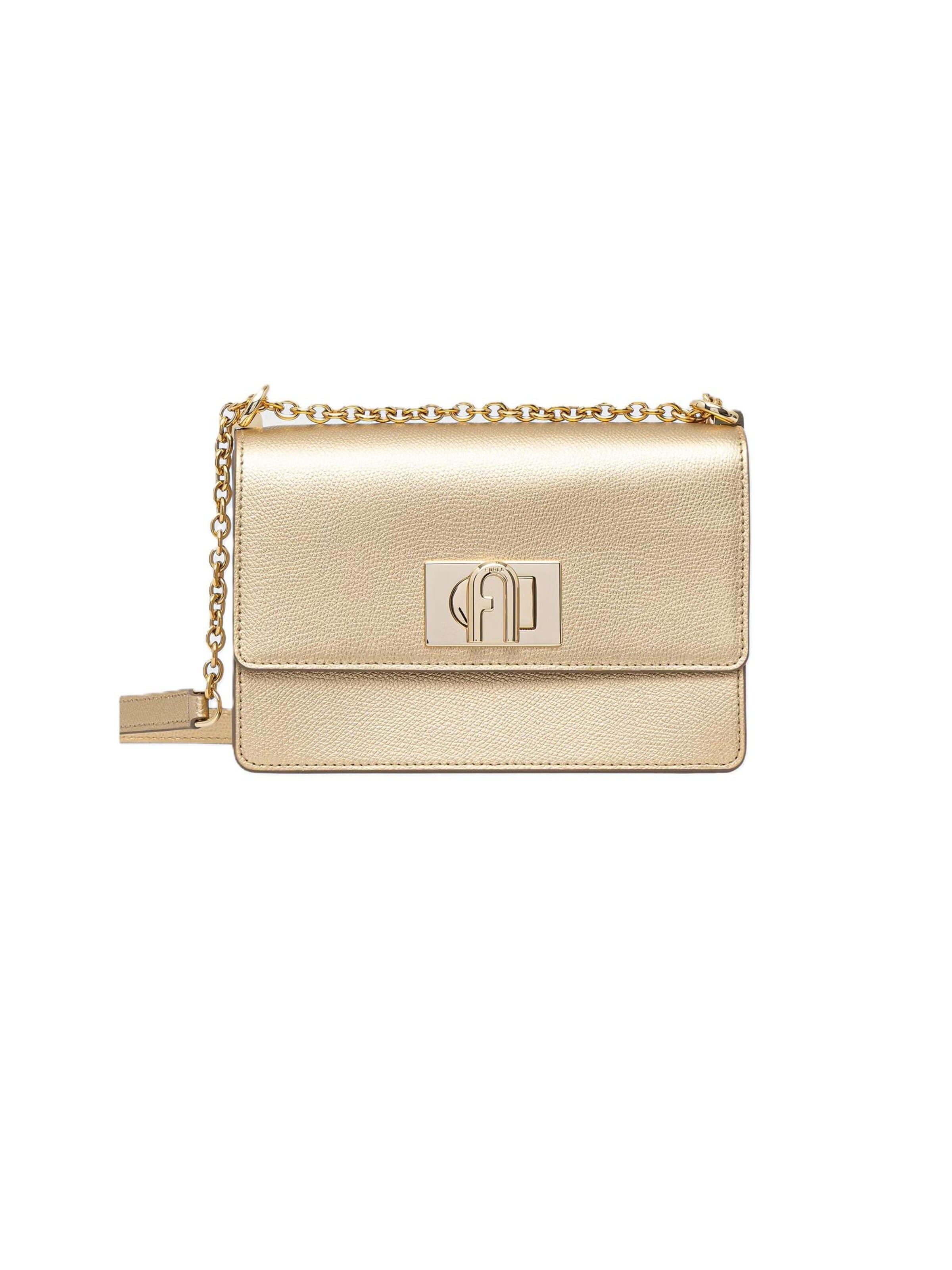 Borsa a tracolla 'BAFKACO AMT000' di FURLA in oro: frontale