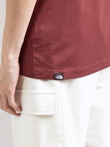 Maglietta 'SIMPLE DOME' di THE NORTH FACE in marrone